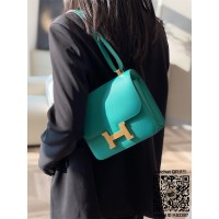 에르메스 HERMES 콘스탄스 epsom가죽 금장 은장 23cm