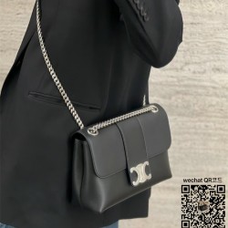 셀린느 CELINE 트리오페 캔버스 미디엄 빅투아르백 115852 25cm