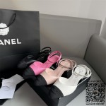 샤넬 CHANEL 힐 샌들 슬리퍼 4cm
