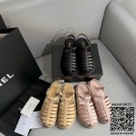 샤넬 CHANEL 힐 샌들 슬리퍼