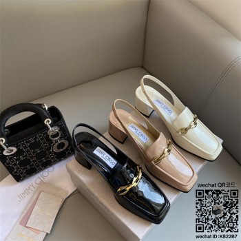 지미추 JimmyChoo 힐 샌들 슬리퍼 4.5cm