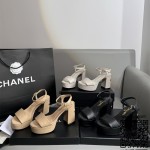 샤넬 CHANEL 여성 신발 힐 샌들 슬리퍼 9CM
