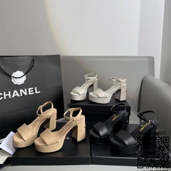 샤넬 CHANEL 여성 신발 힐 샌들 슬리퍼 9CM