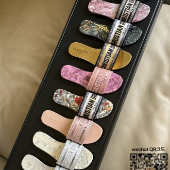 디올 DIOR 힐 샌들 슬리퍼