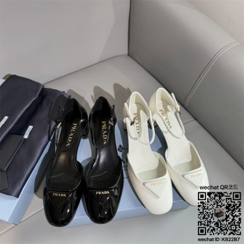 프라다 PRADA 힐 샌들 슬리퍼 3.5cm