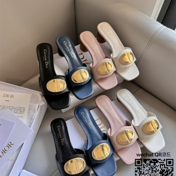 디올 DIOR 힐 샌들 슬리퍼 2.5CM/4.5CM
