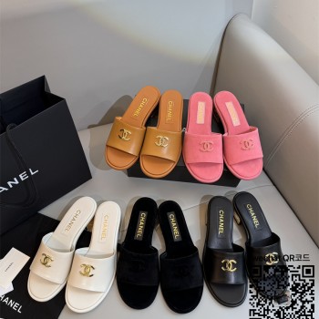 샤넬 CHANEL 여성 신발 힐 샌들 슬리퍼