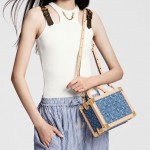 루이비통 Louis Vuitton 쁘띠뜨 발리즈 데님 블루 M24161