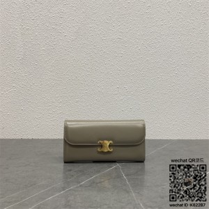 셀린느 CELINE 트리오페 캔버스 장지갑 100312