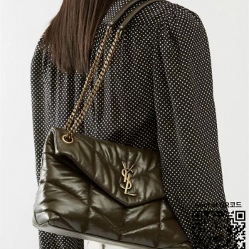 입생로랑 YSL 620333 23CM 모노그램 루루 푸퍼 숄더백
