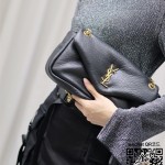 입생로랑 YSL 생로랑 체인 퀼티드 램스킨 숄더백 734153