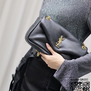 입생로랑 YSL 생로랑 체인 퀼티드 램스킨 숄더백 734153