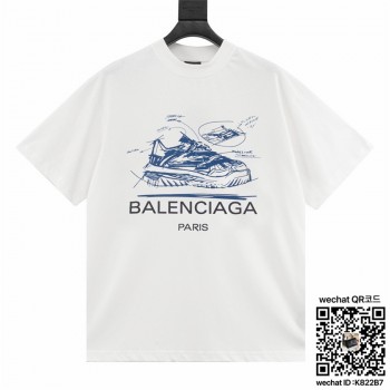 발렌시아가 BALENCIAGA 반팔티 남여공용