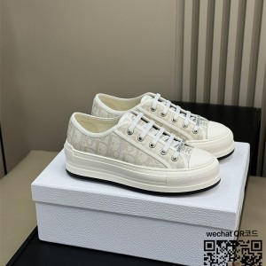 디올 DIOR 자수 스니커즈 운동화 신발 여성용