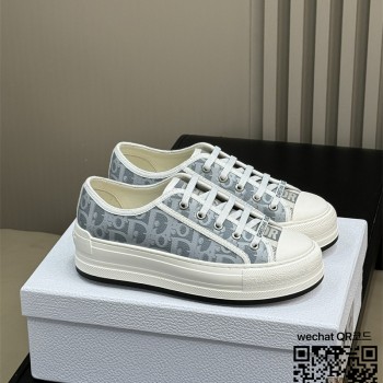 디올 DIOR 자수 스니커즈 운동화 신발 여성용