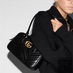 구찌 GUCCI  GG 마몽 스몰 탑 핸들백 795199