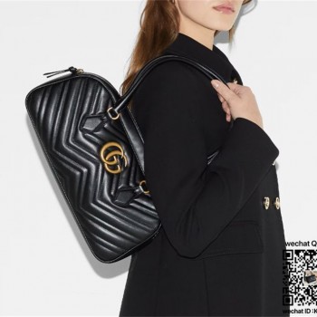 구찌 GUCCI  GG 마몽 미디엄 탑 핸들백 795218