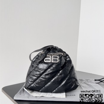 발렌시아가 BALENCIAGA   크러쉬 XS 퀼티드 토트백 미니