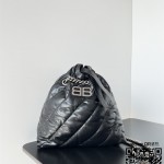 발렌시아가 BALENCIAGA 크러쉬 XS 퀼티드 토트백 스몰