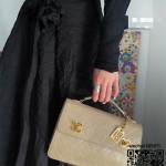 샤넬 CHANEL 램스킨 박스 핸들백 토트백 AS6025