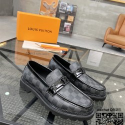 루이비통 LV 남성용 로퍼 구두 슈즈