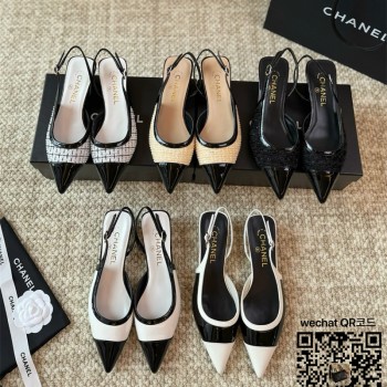 샤넬 CHANEL 힐 샌들 슬리퍼 5cm