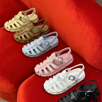 프라다 PRADA 힐 샌들 슬리퍼