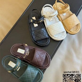 샤넬 CHANEL 여성 신발 힐 샌들 슬리퍼