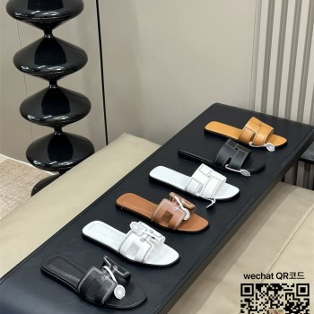 에르메스 HERMES 힐 샌들 슬리퍼