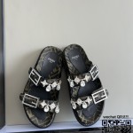 펜디 FENDI 힐 샌들 슬리퍼 2.5CM