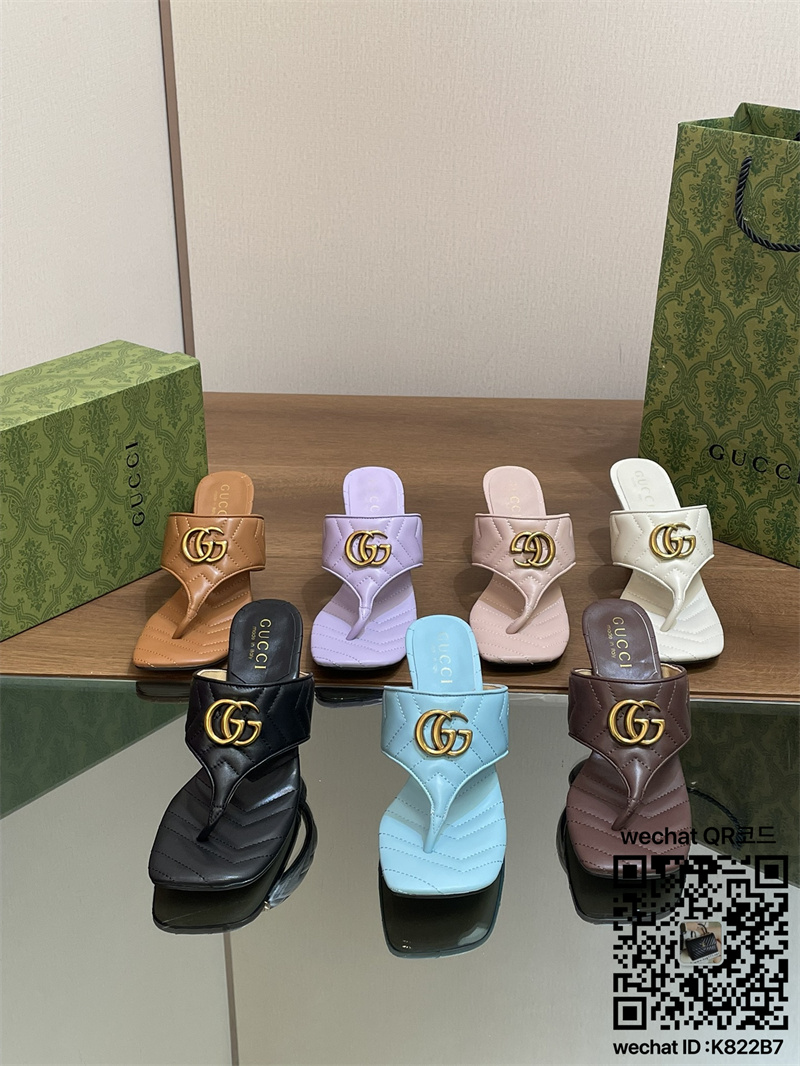 구찌 GUCCI 힐 샌들 슬리퍼