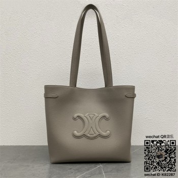 셀린느 CELINE 미디엄 아나이스 카바스 그레인 카프스킨 탠 토트백 쇼핑백 116853