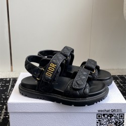 디올 DIOR 힐 샌들 슬리퍼