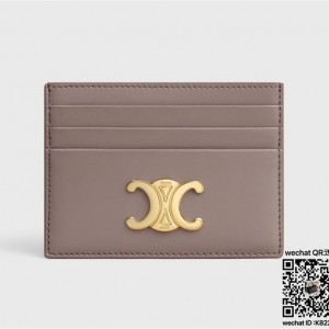 셀린느 CELINE 카드지갑 트리옹프 캔버스 탠 100833