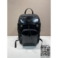 프라다 PRADA 리나일론 삼각 로고 백팩 2VZ135