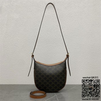 셀린느 CELINE 트리옹프 엘로이즈백 - 서플 카프스킨 탠 117253