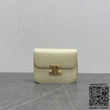 셀린느 CELINE 미디엄 컬리지백 샤이니 카프스킨 113583