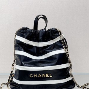 샤넬 CHANEL 22BAG 퀼팅 카프스킨 22백팩 AS3313 스몰