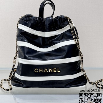 샤넬 CHANEL 22BAG 퀼팅 카프스킨 22백팩 AS3313 스몰
