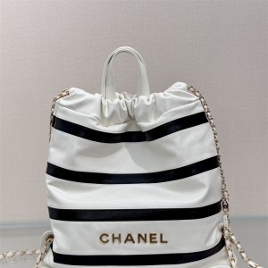 샤넬 CHANEL 22BAG 퀼팅 카프스킨 22백팩 AS3313 스몰