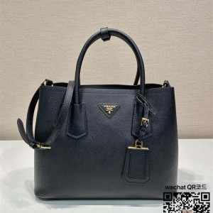 프라다 두블레 미디엄 탑핸드백 1BG775