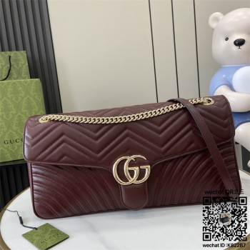 구찌 GUCCI GG Marmont 마몽트 라지 퀼트 숄더백 788371