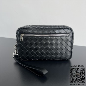 보테가베네타 BV 인트레치아토 손목 스트랩 파우치 777390