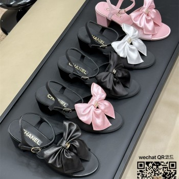 샤넬 CHANEL 여성 신발 힐 샌들 슬리퍼