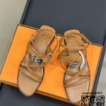 에르메스 HERMES 힐 샌들 슬리퍼