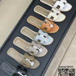 에르메스 HERMES 힐 샌들 슬리퍼