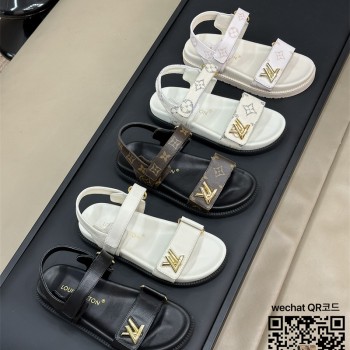 루이비통 LV 힐 샌들 슬리퍼