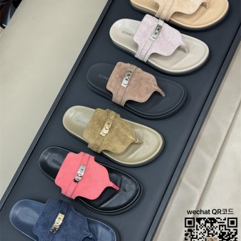 에르메스 HERMES 힐 샌들 슬리퍼