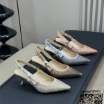 디올 DIOR 힐 샌들 슬리퍼