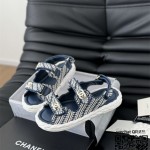 샤넬 CHANEL 힐 샌들 슬리퍼